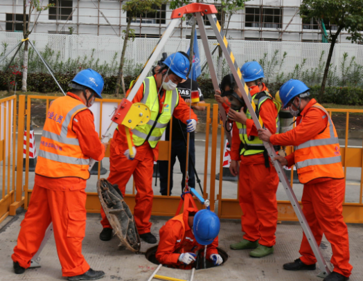 地下有限空間救援三腳架操作規程